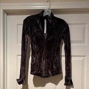 lululemon athletica Velvet Jacket in Dark Purple